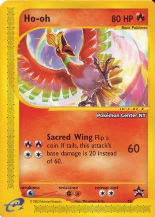 Ho-oh [Pokemon Center NY] 052- WoTC Promo