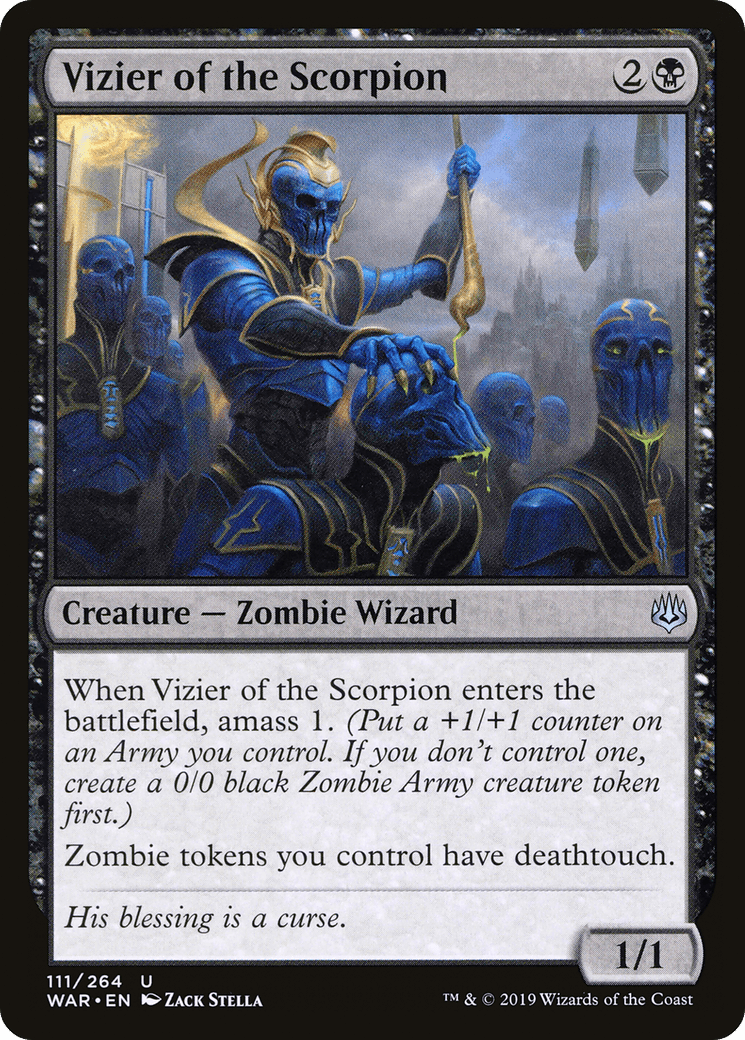 Vizier of the Scorpion [War of the Spark] Foil