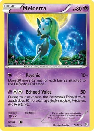 Meloetta (Boundaries Crossed) 77/149 - Deck Exclusives
