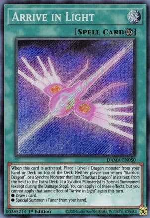 Arrive in Light [DAMA-EN050] Secret Rare