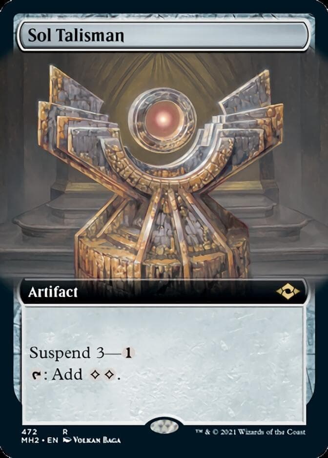 Sol Talisman (Extended Art) [Modern Horizons 2] Foil