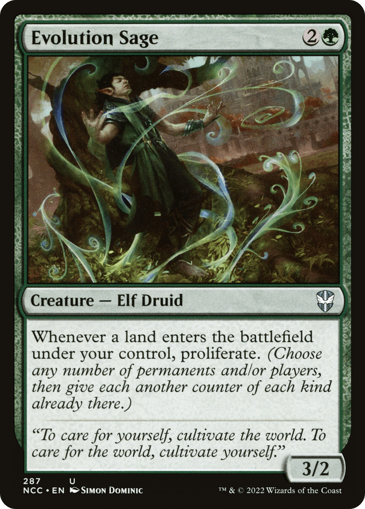 Evolution Sage [Streets of New Capenna Commander]