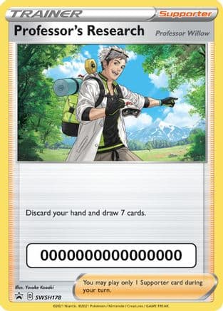 Professor's Research (with Pokemon Go Code) SWSH178- SWSH Sword & Shield Promo Cards