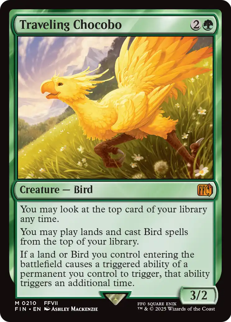 Traveling Chocobo (210) [FINAL FANTASY]  Foil