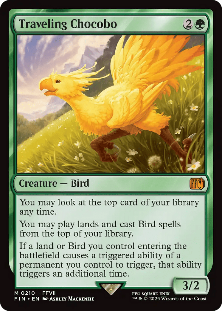 Traveling Chocobo (210) [FINAL FANTASY]  Foil