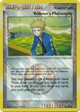 Volkner's Philosophy (Player Reward) 98/111 - League & Championship Cards Reverse Holofoil
