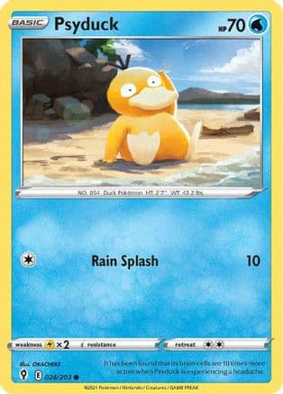 Psyduck 024/203 - SWSH07 Evolving Skies