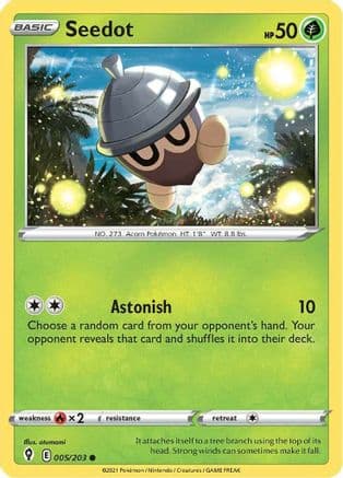 Seedot 005/203 - SWSH07 Evolving Skies