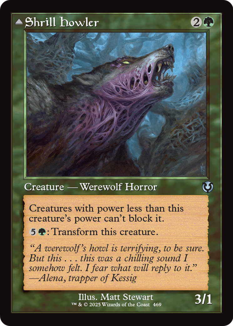 Shrill Howler (Retro Frame) (-469) [Innistrad Remastered]