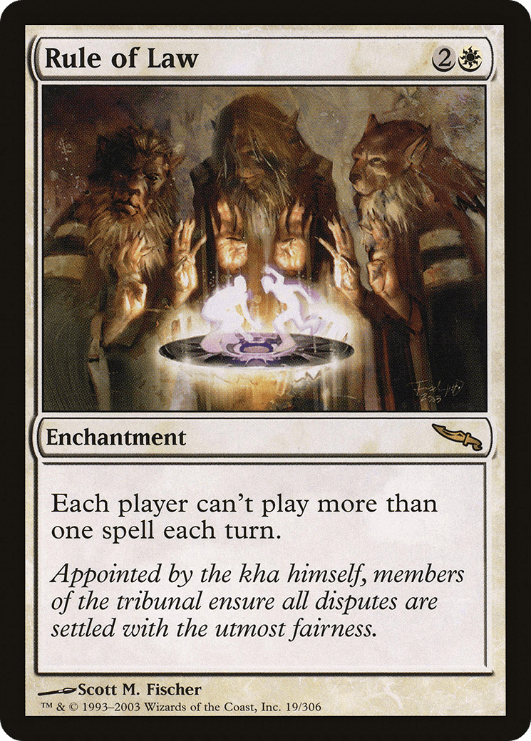 Rule of Law [Mirrodin] Foil