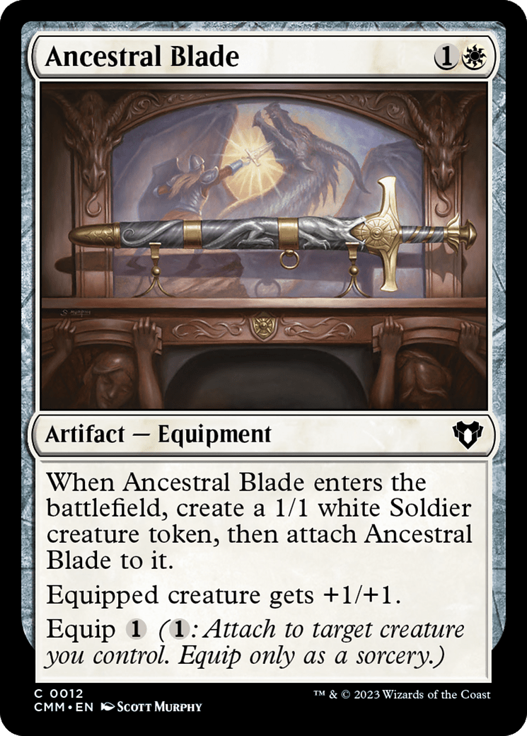 Ancestral Blade [Commander Masters] Foil