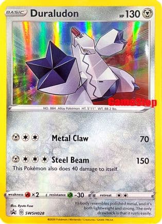 Duraludon (Gamestop Exclusive) SWSH028- Miscellaneous Cards & Products Holofoil