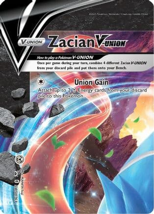 Zacian V-UNION SWSH163 SWSH163/307 - SWSH Sword & Shield Promo Cards Holofoil