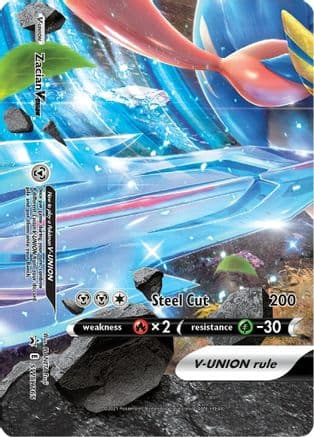 Zacian V-UNION SWSH165 SWSH165/307 - SWSH Sword & Shield Promo Cards Holofoil