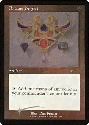 Arcane Signet (589) (Foil Etched) (589) [Secret Lair Drop Series]  Foil
