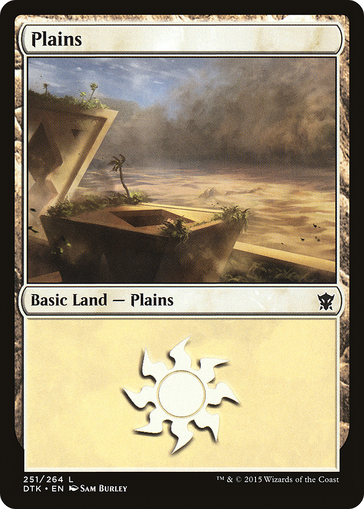Plains (251) [Dragons of Tarkir] Foil