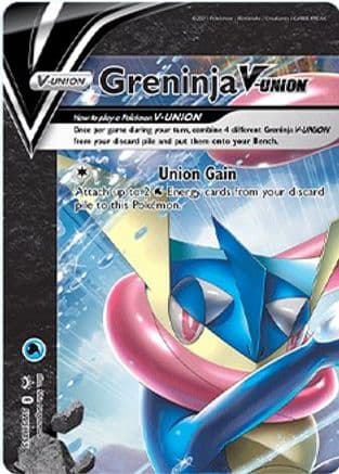 Greninja V-UNION SWSH155 SWSH155/307 - SWSH Sword & Shield Promo Cards Holofoil