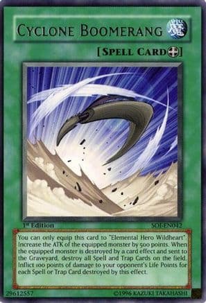 Cyclone Boomerang [SOI-EN042] Rare