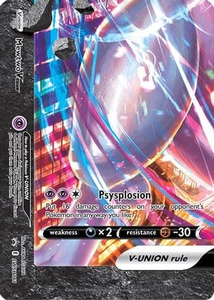 Mewtwo V-UNION SWSH161 SWSH161/307 - SWSH Sword & Shield Promo Cards Holofoil