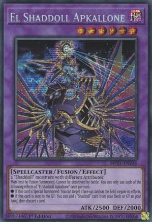 El Shaddoll Apkallone [MP21-EN246] Prismatic Secret Rare