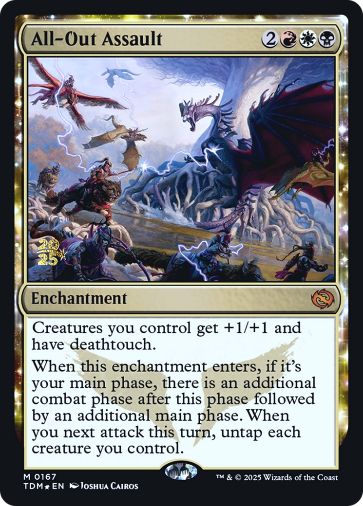 All-Out Assault (167) [Prerelease Cards]  Foil