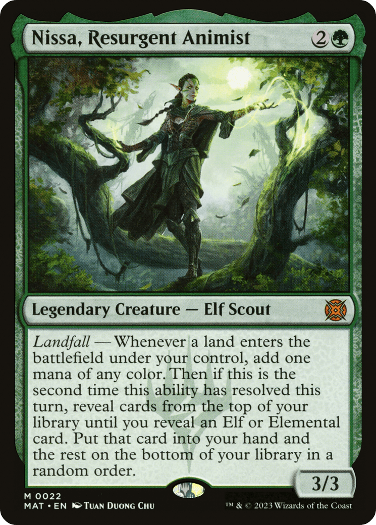 Nissa, Resurgent Animist [March of the Machine: The Aftermath] Foil
