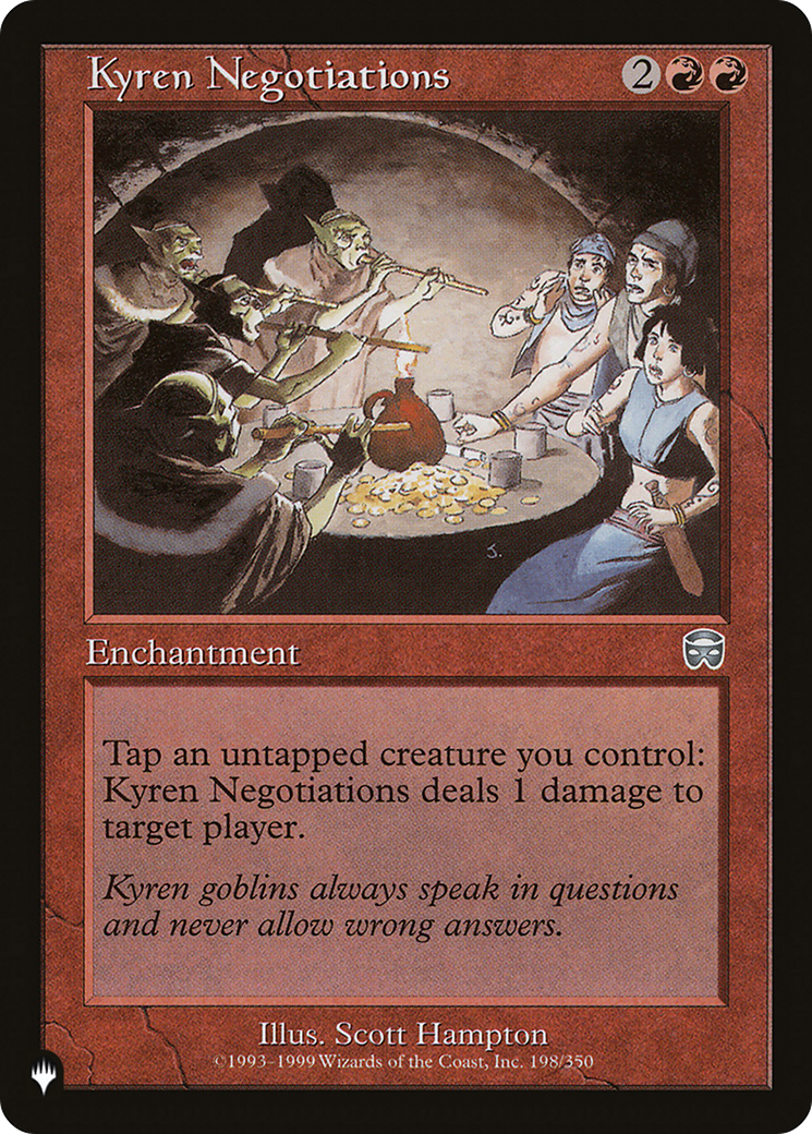 Kyren Negotiations |  (MMQ-198) [The List]
