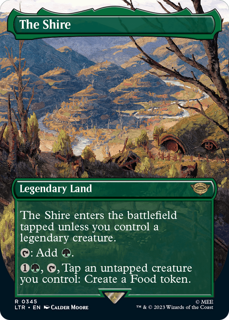 The Shire (Borderless Alternate Art) [The Lord of the Rings: Tales of Middle-Earth] Foil