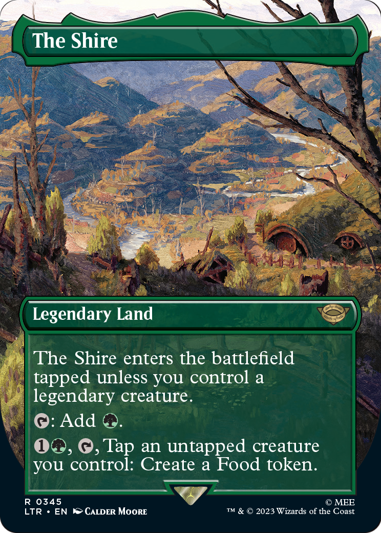 The Shire (Borderless Alternate Art) [The Lord of the Rings: Tales of Middle-Earth] Foil