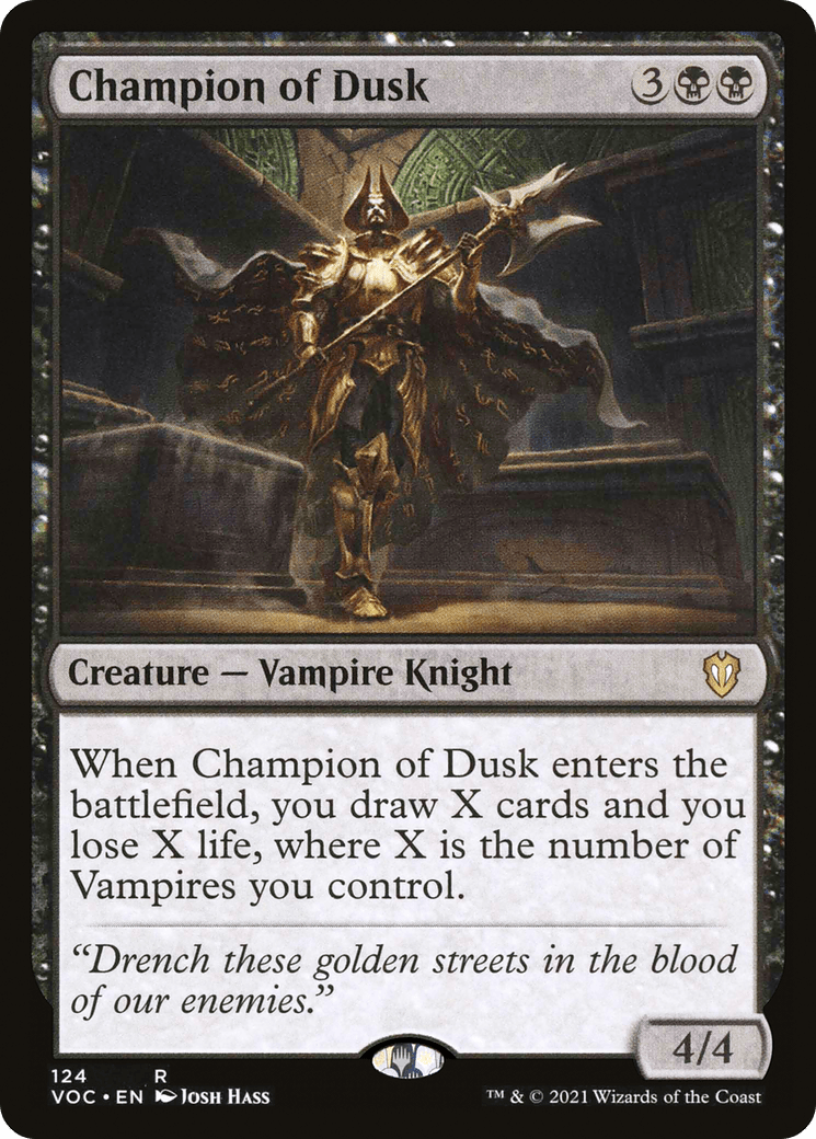Champion of Dusk [Innistrad: Crimson Vow Commander]