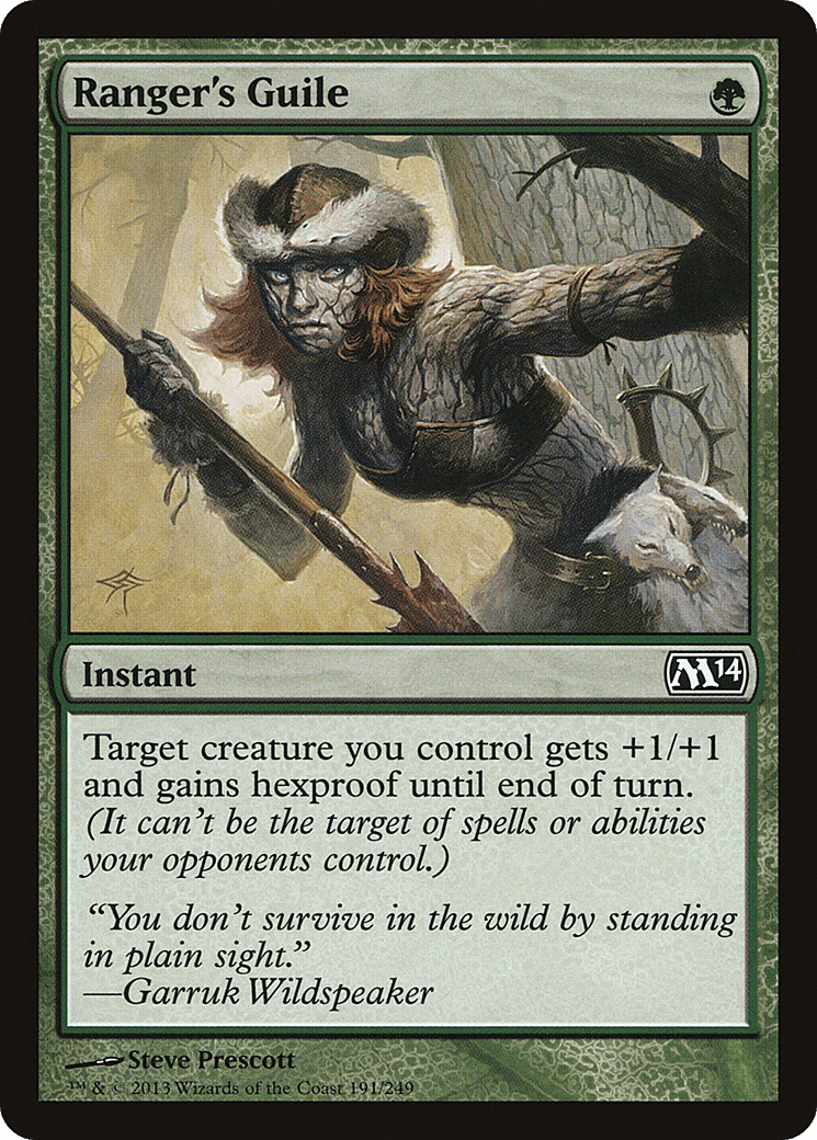 Ranger's Guile [Magic 2014] Foil