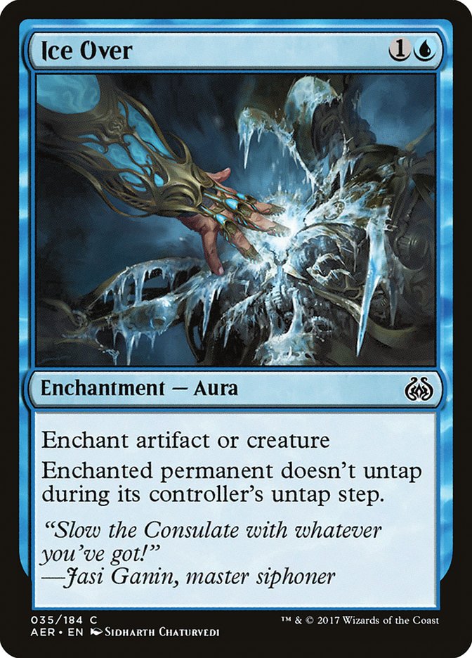 Ice Over 35/184 (Aether Revolt)  - Foil