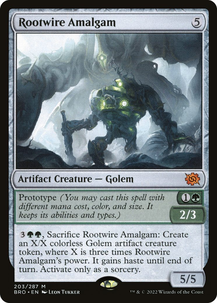 Rootwire Amalgam [The Brothers' War] Foil