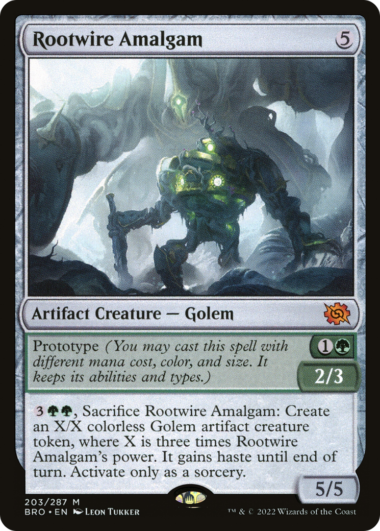 Rootwire Amalgam [The Brothers' War] Foil