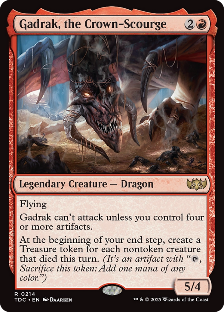 Gadrak, the Crown-Scourge (214) [Commander: Tarkir: Dragonstorm]