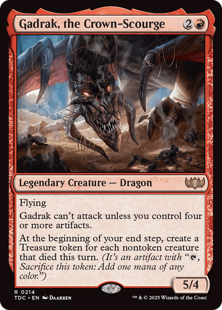 Gadrak, the Crown-Scourge (214) [Commander: Tarkir: Dragonstorm]