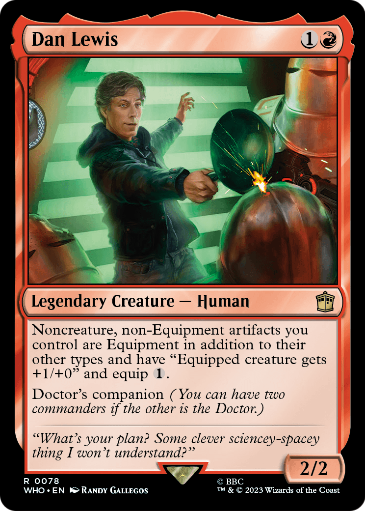 Dan Lewis [Doctor Who] Foil