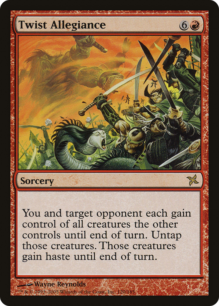 Twist Allegiance [Betrayers of Kamigawa] Foil