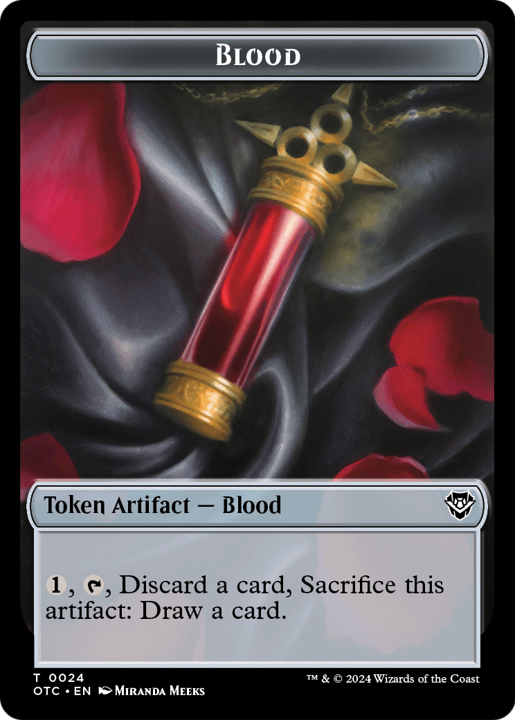 Blood (TOTC-024) - Outlaws of Thunder Junction Commander Tokens Foil