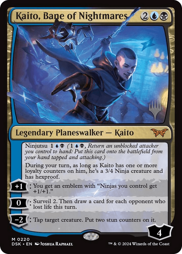 Kaito, Bane of Nightmares [Duskmourn: House of Horror Promos] Foil