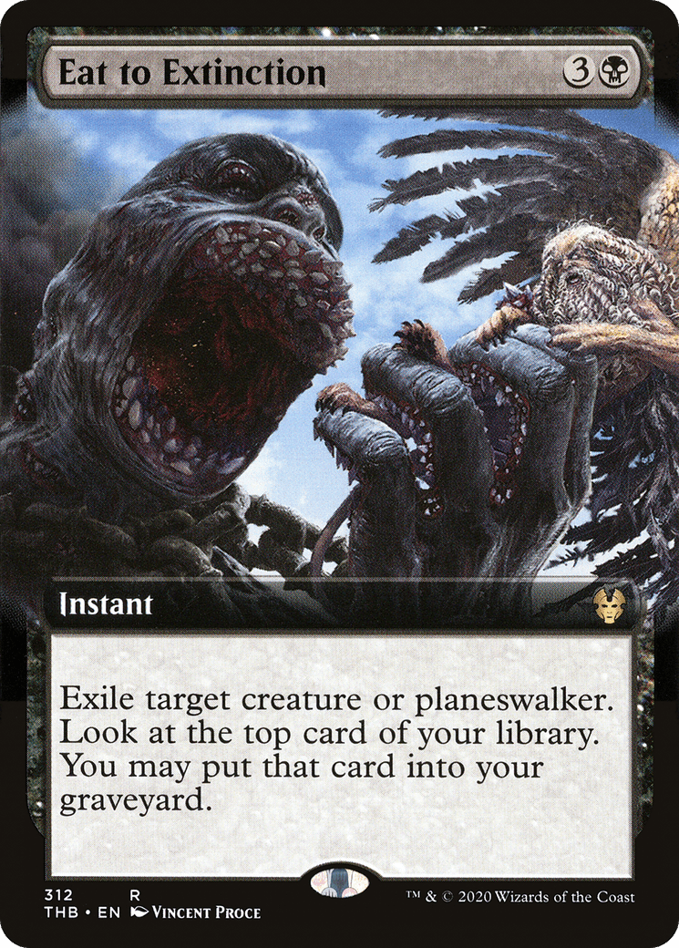 Eat to Extinction (Extended Art) [Theros Beyond Death] Foil