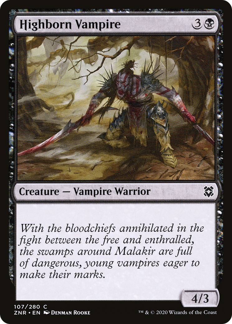 Highborn Vampire [Zendikar Rising] Foil