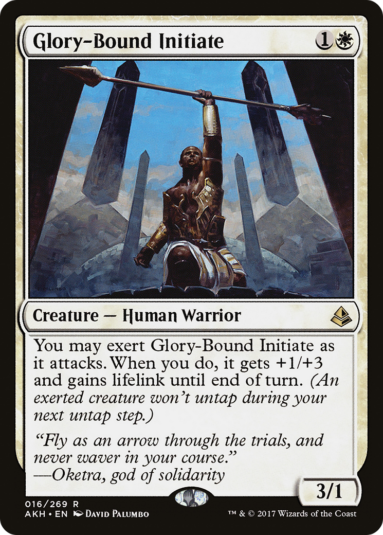 Glory-Bound Initiate [Amonkhet] Foil