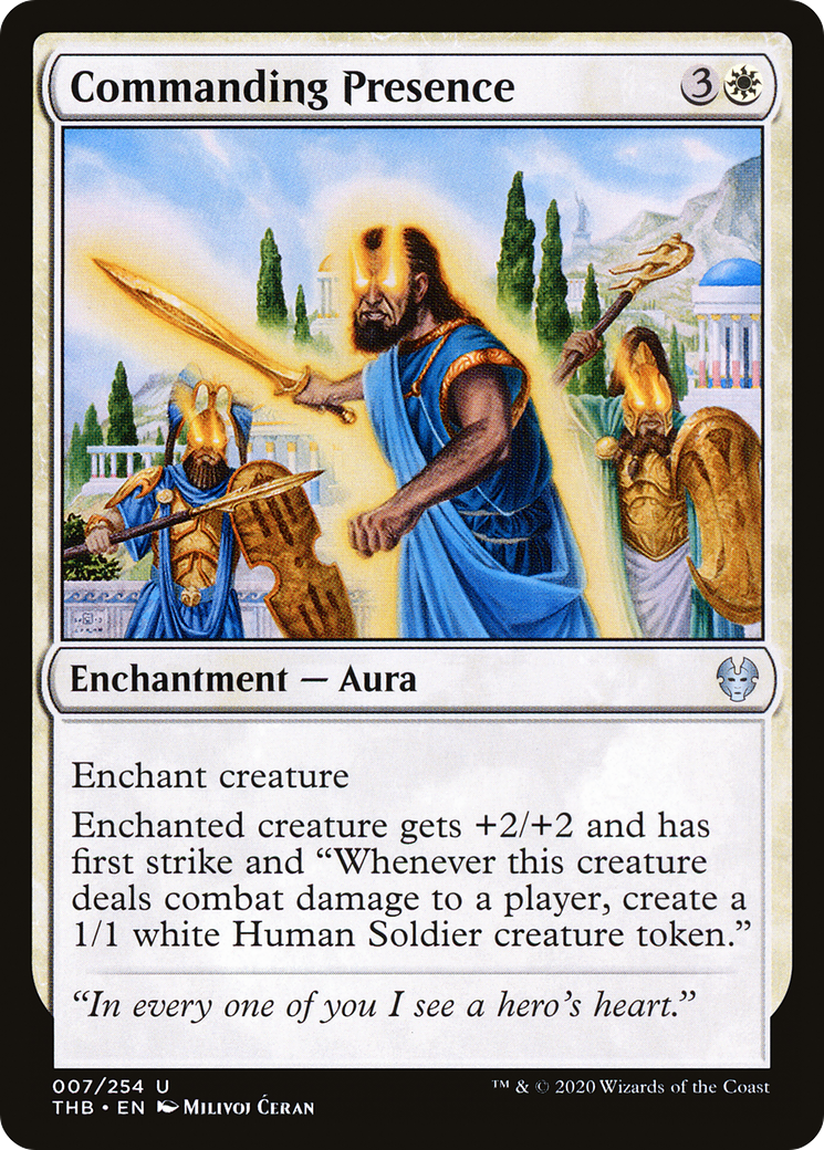 Commanding Presence [Theros Beyond Death] Foil