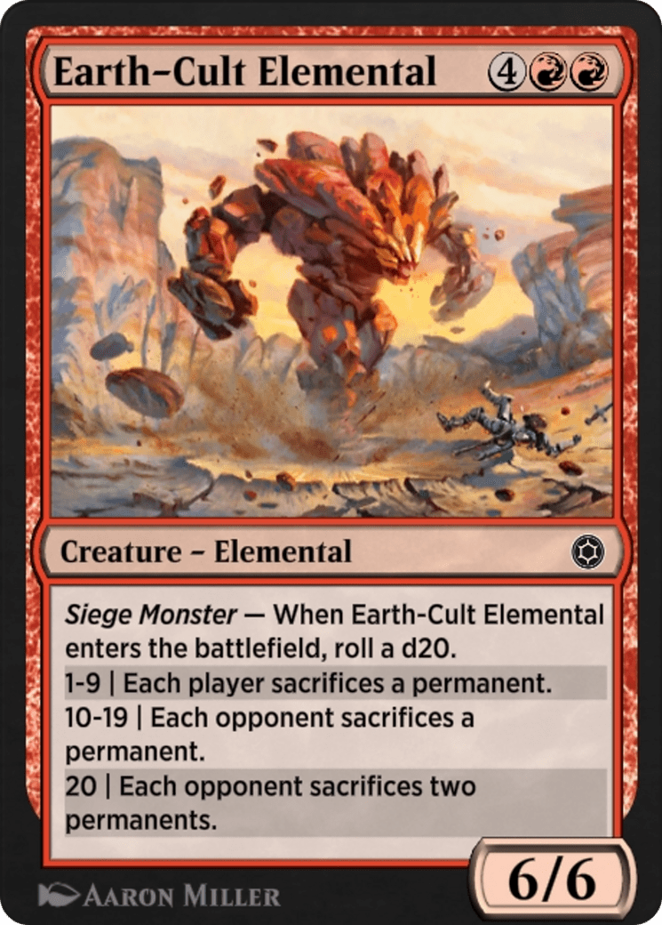 Earth-Cult Elemental (HBG-180) - Alchemy Horizons: Baldur's Gate