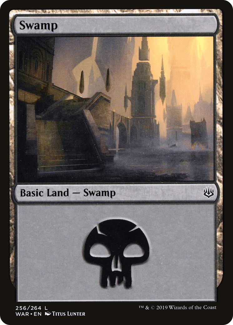 Swamp (256) [War of the Spark] Foil