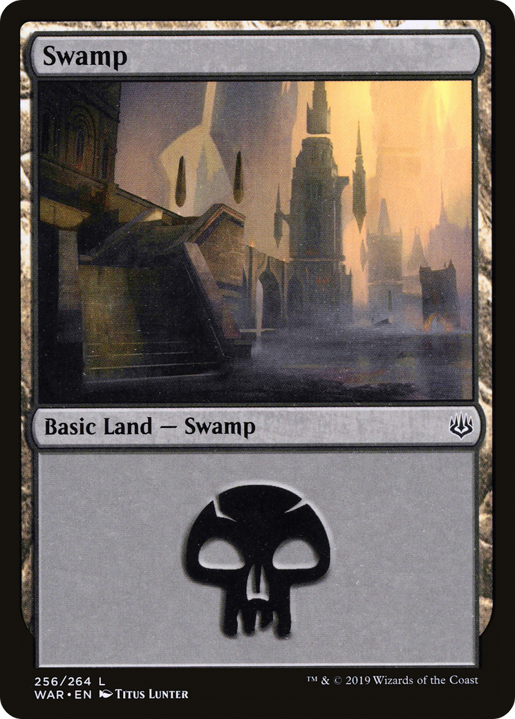 Swamp (256) [War of the Spark] Foil