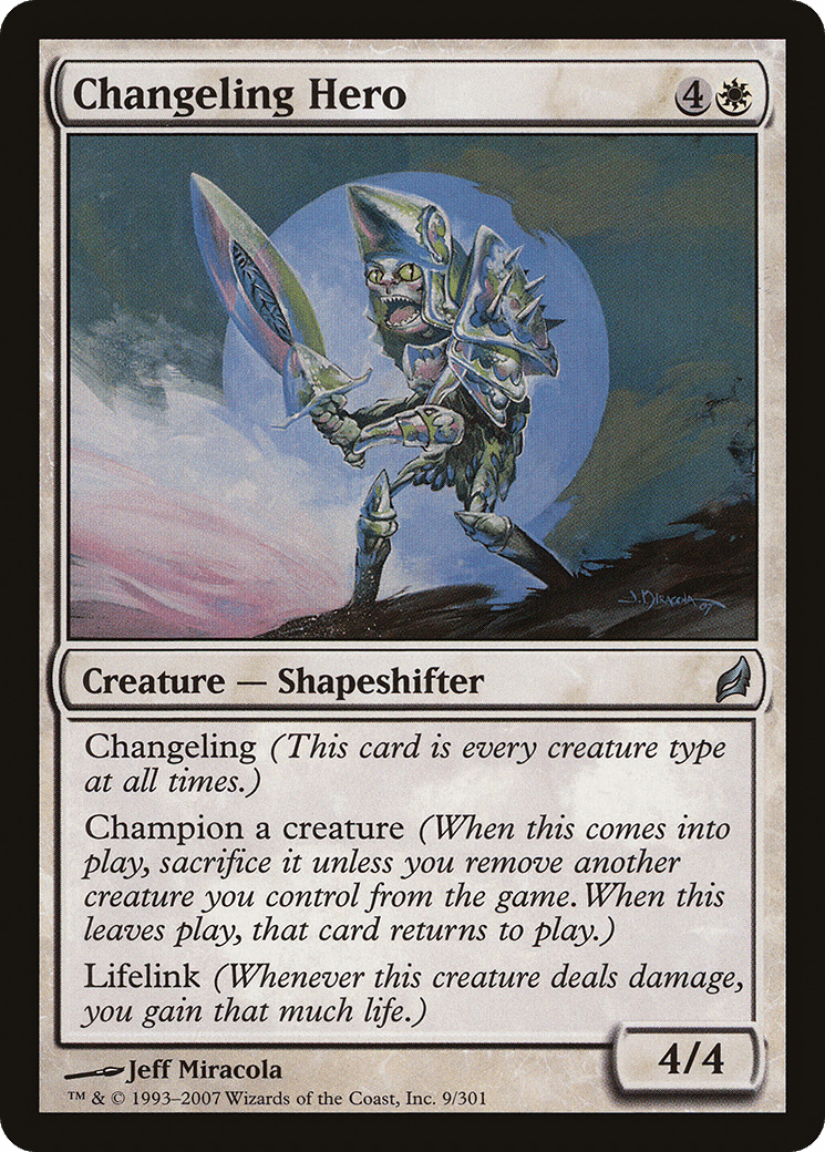 Changeling Hero [Lorwyn] Foil