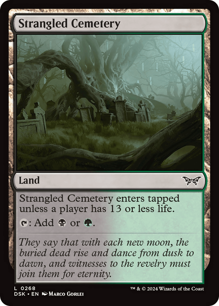 Strangled Cemetery [Duskmourn: House of Horror] Foil