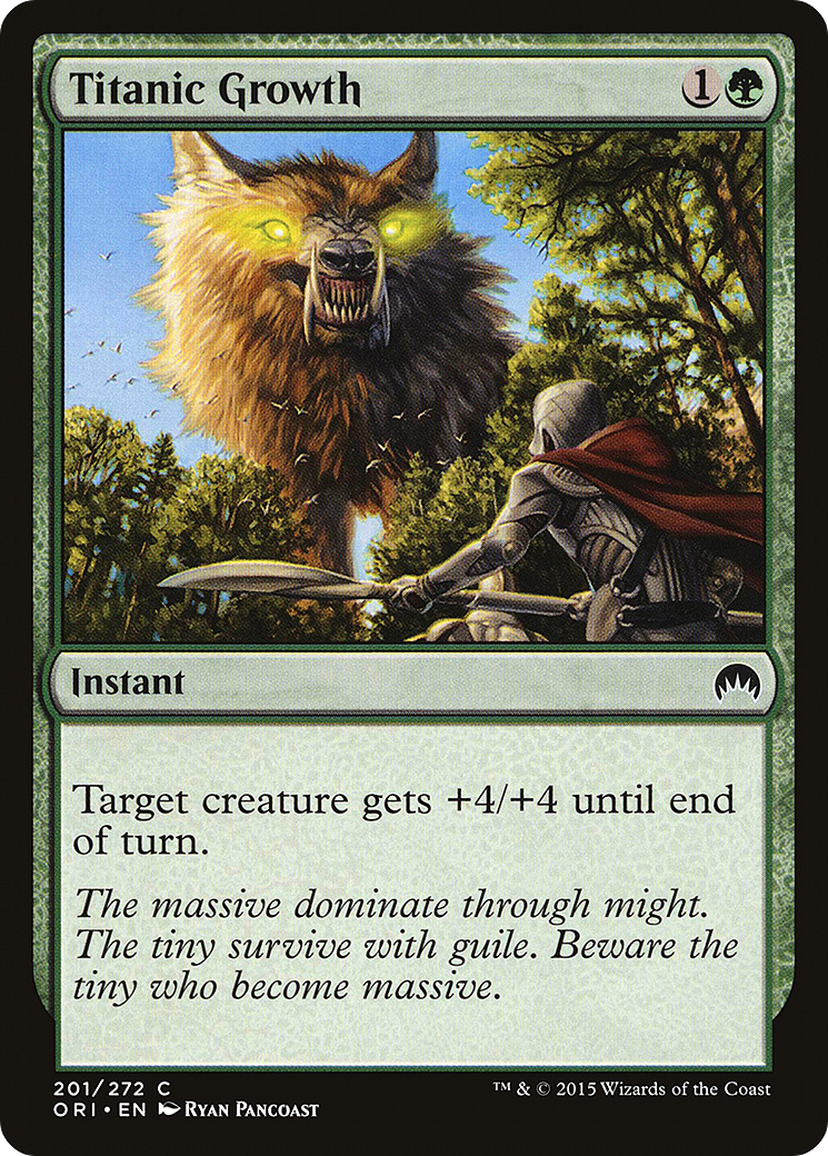 Titanic Growth [Magic Origins] Foil